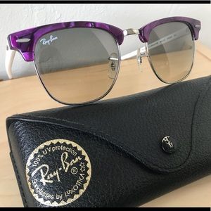 Retro style two tone authentic Ray Bans